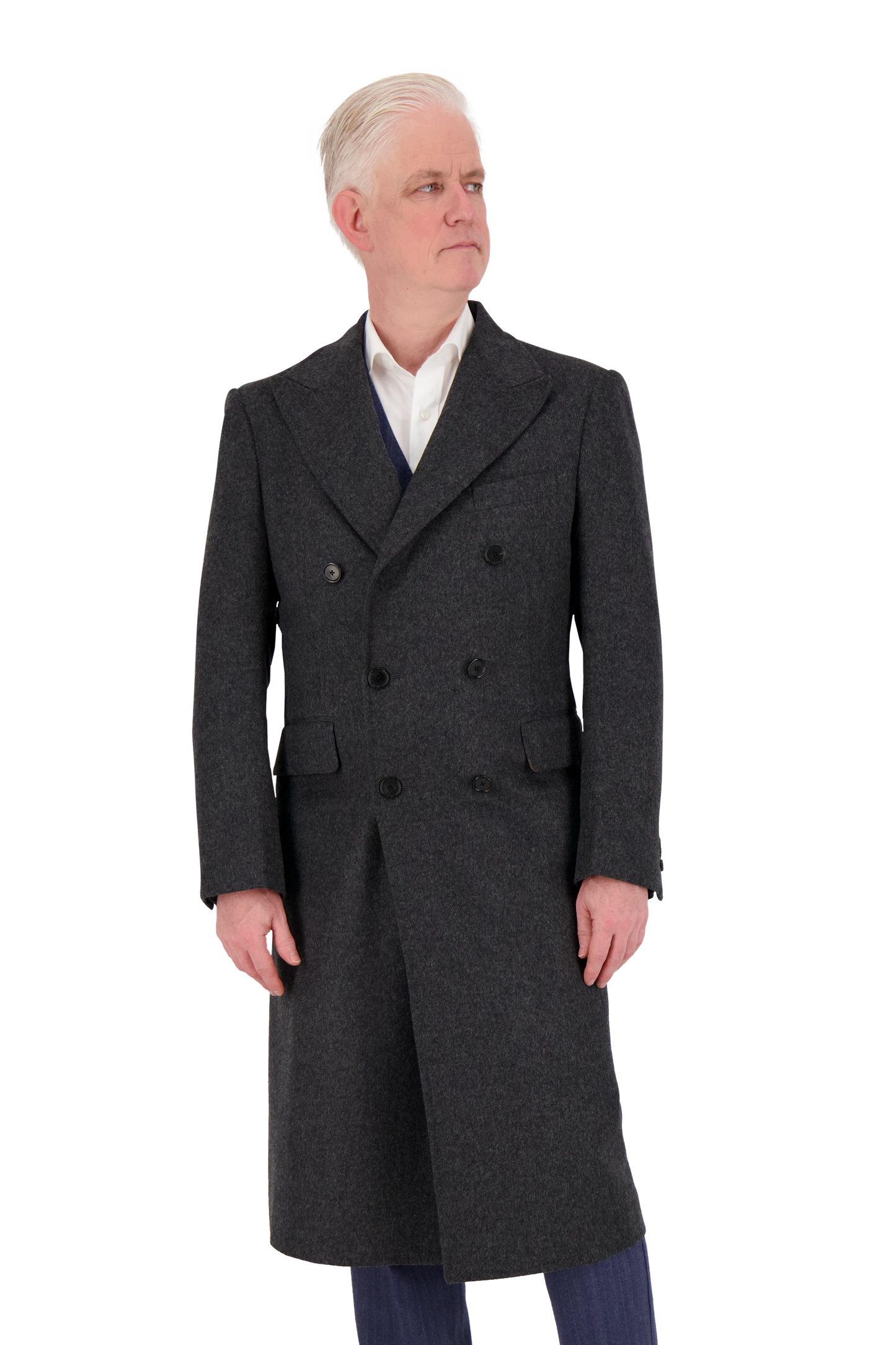 Overcoat Huddersfield Wool and Cashmere