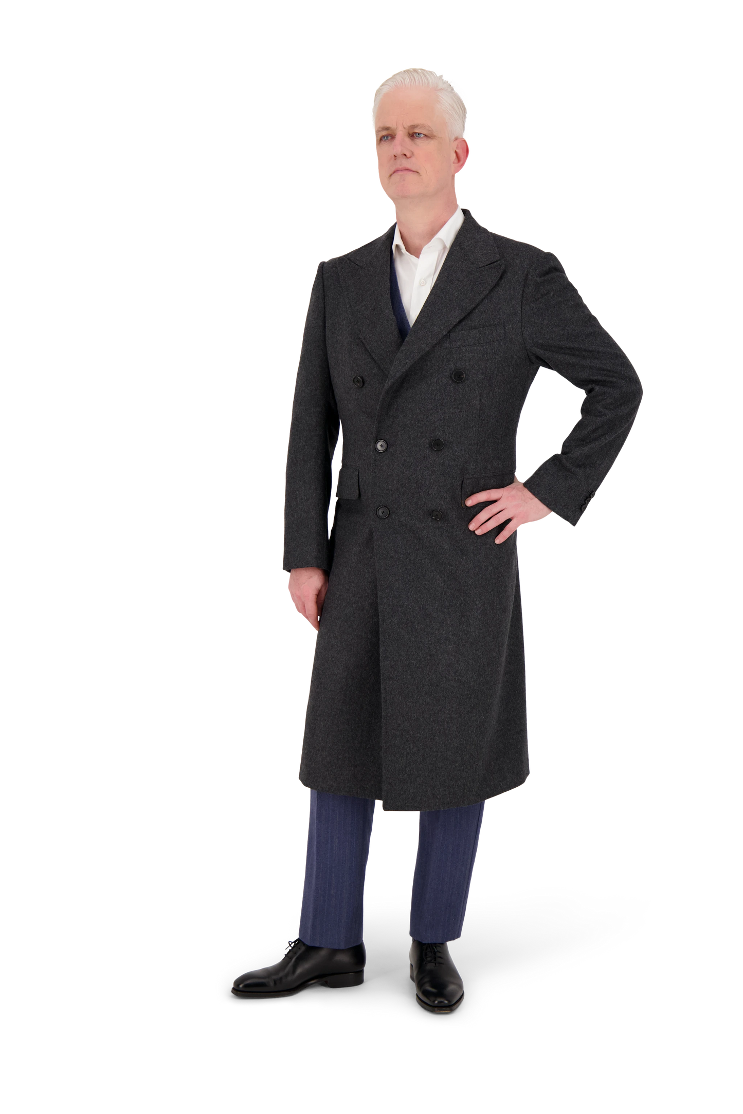 Overcoat Huddersfield Wool and Cashmere