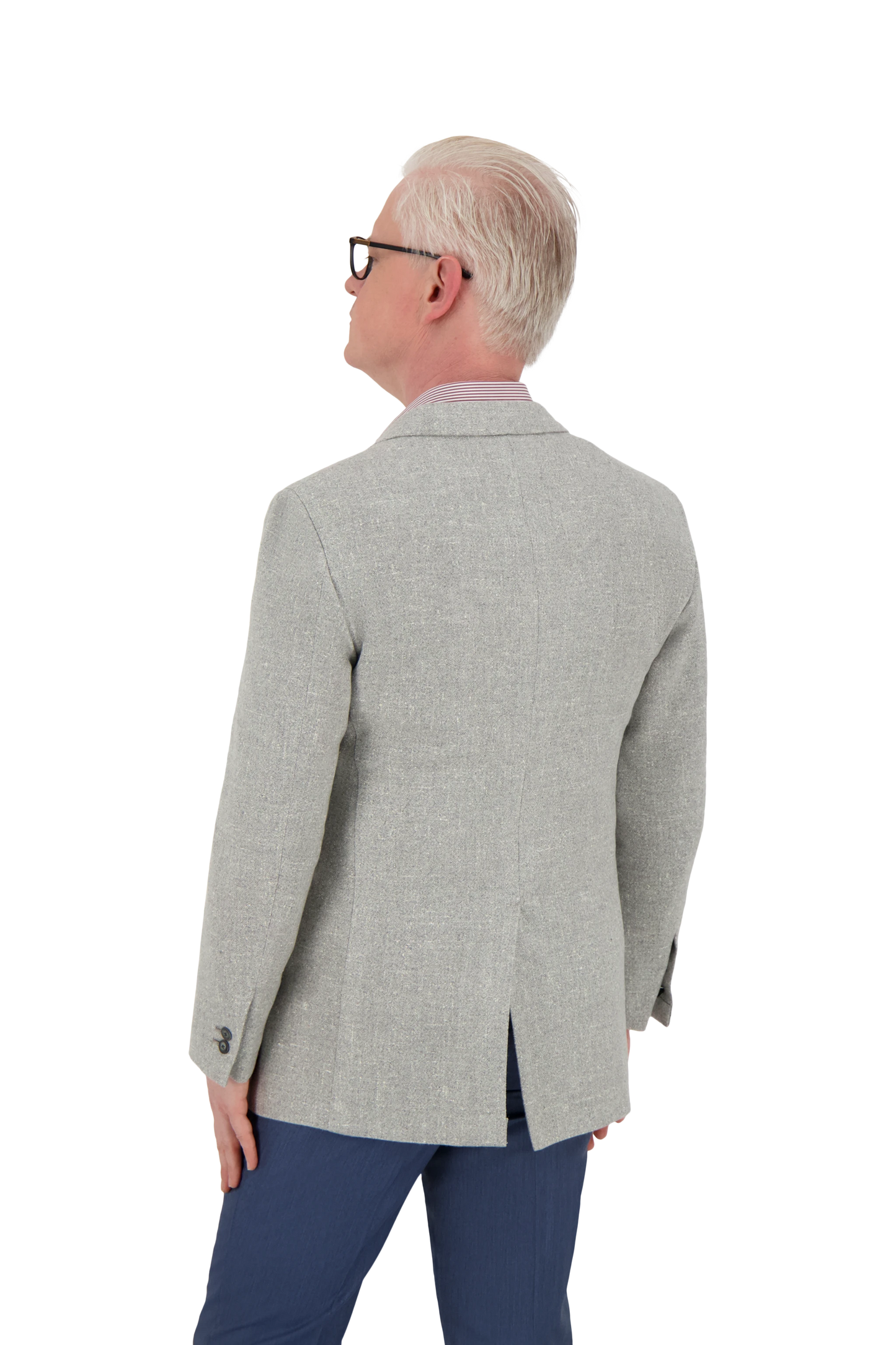 Jacket San Francisco grey Cashmere and Silk