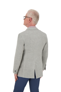 Jacket San Francisco grey Cashmere and Silk