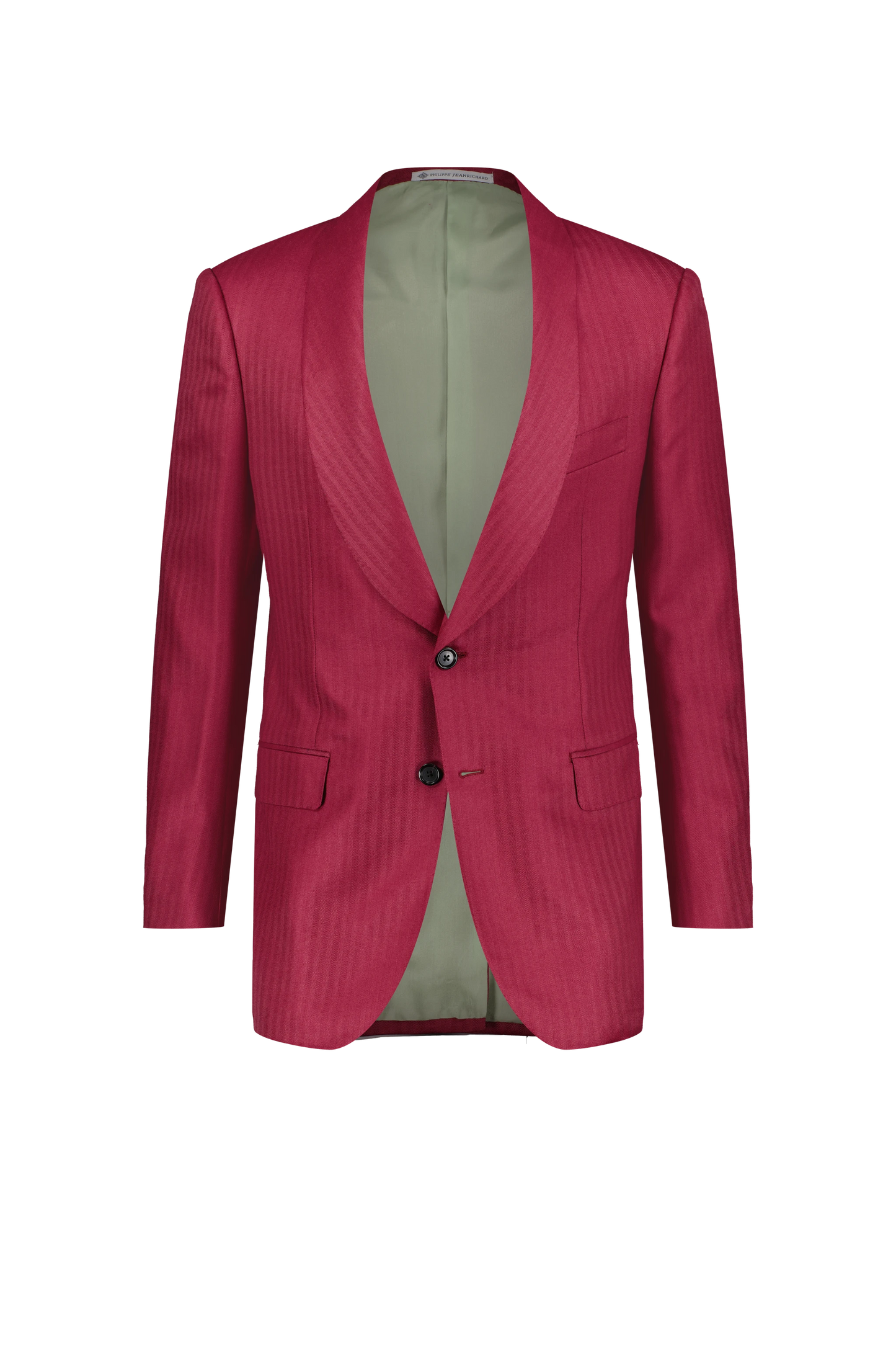 Jacket Nanjing purple Cashmere and Silk herringbone