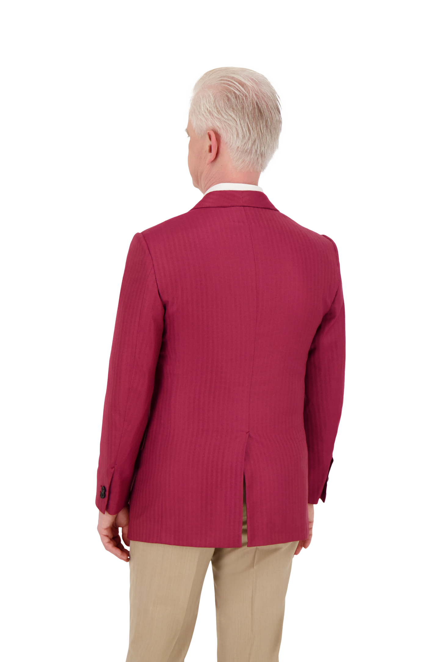 Jacket Nanjing purple Cashmere and Silk herringbone