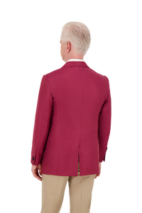 Jacket Nanjing purple Cashmere and Silk herringbone