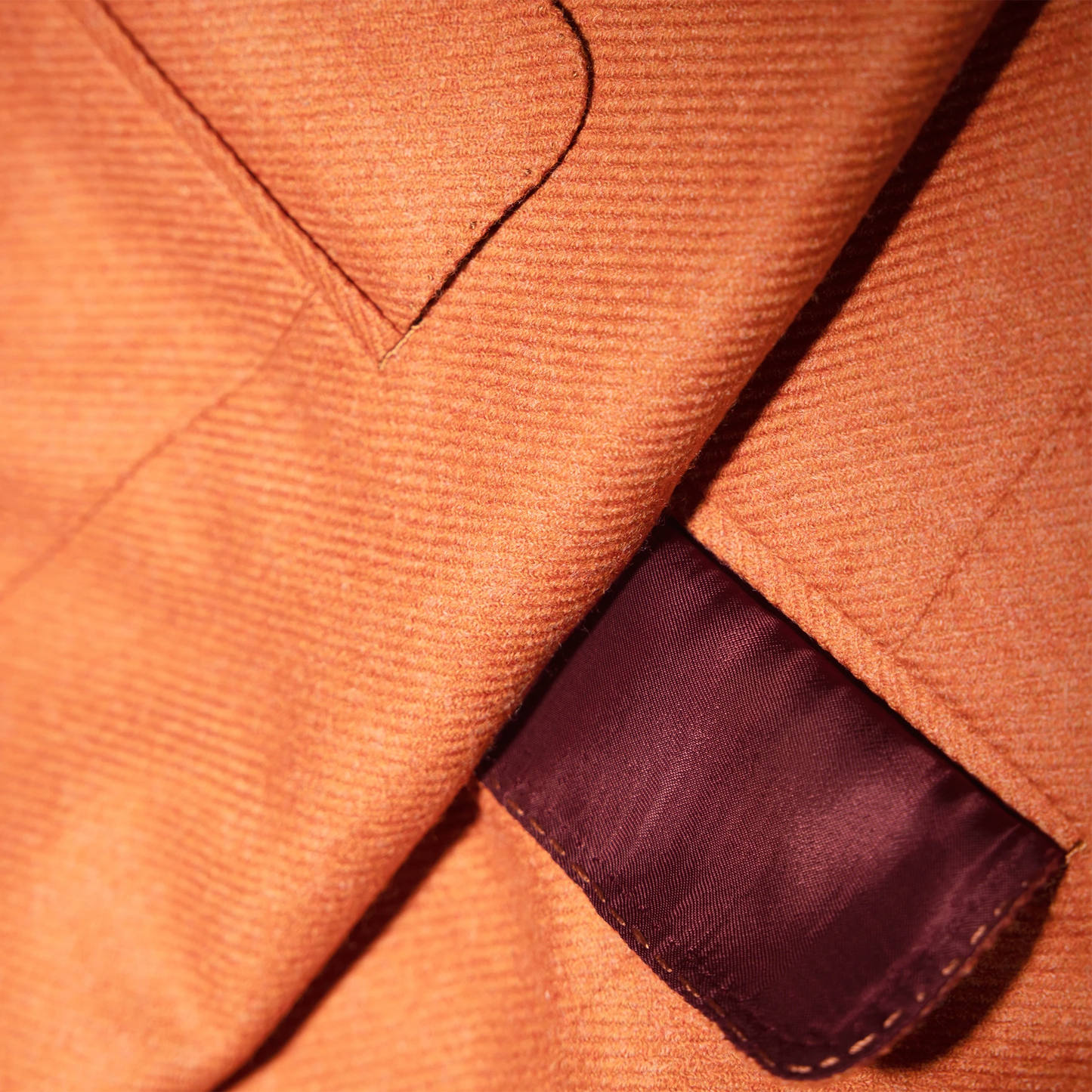 Jacket Manila orange Wool and Cashmere