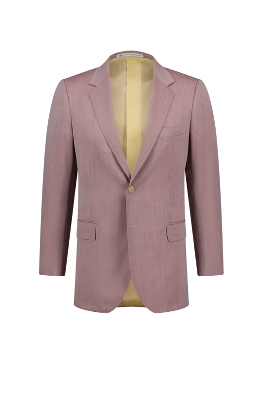 Jacket Hamburg pink Wool and Cashmere twill