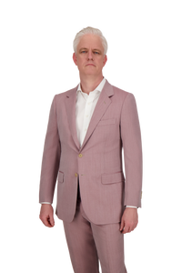 Jacket Hamburg pink Wool and Cashmere twill