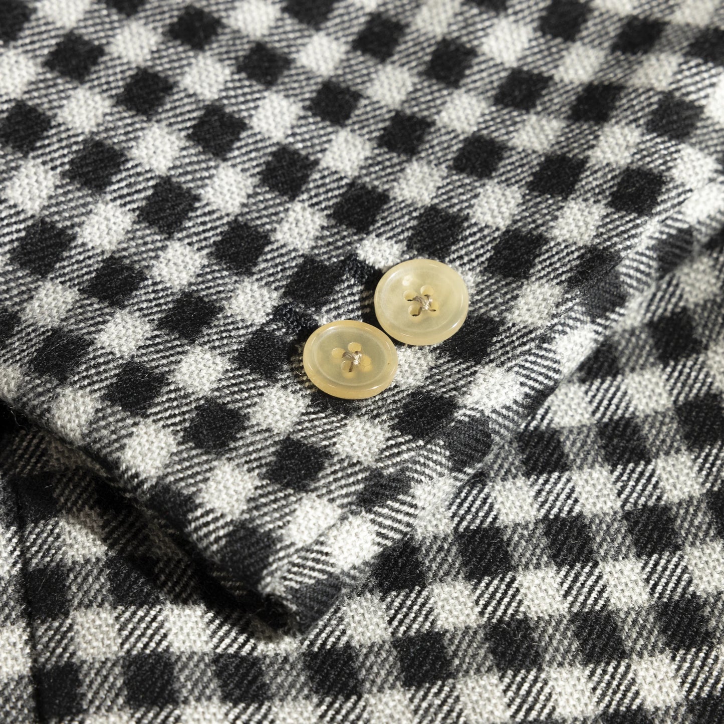 Jacket Nantong black and white Cashmere and Vicuna Shepherd’s check