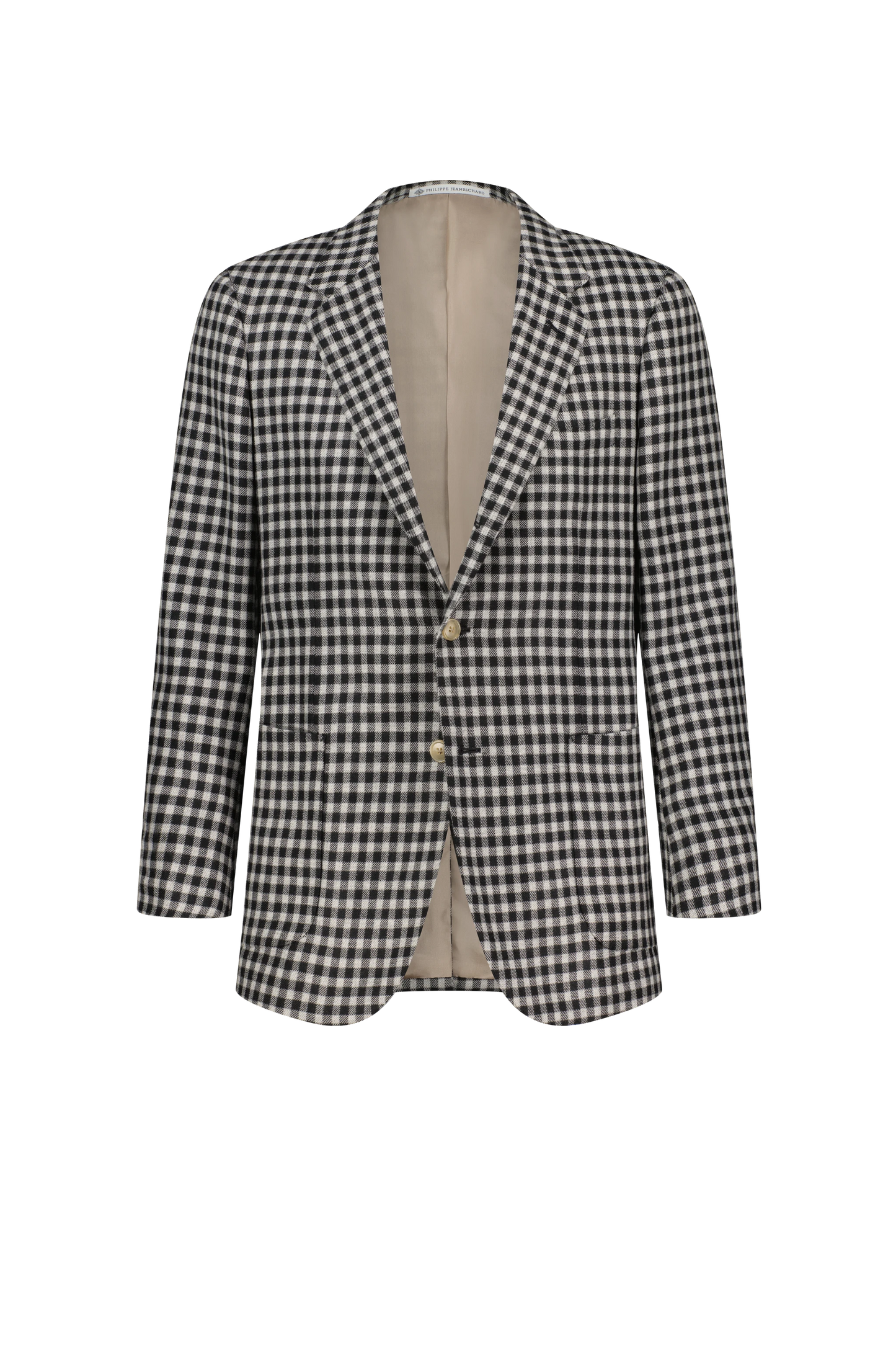 Jacket Nantong black and white Cashmere and Vicuna Shepherd’s check