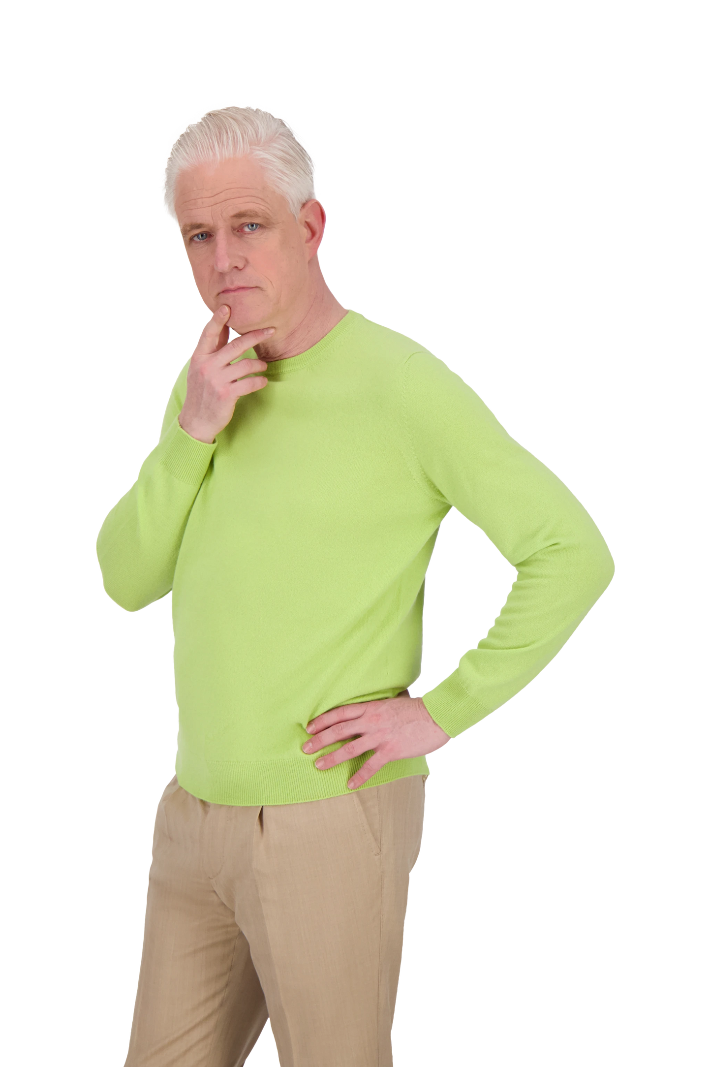 Knitwear Albany asparagus Crew neck Cashmere