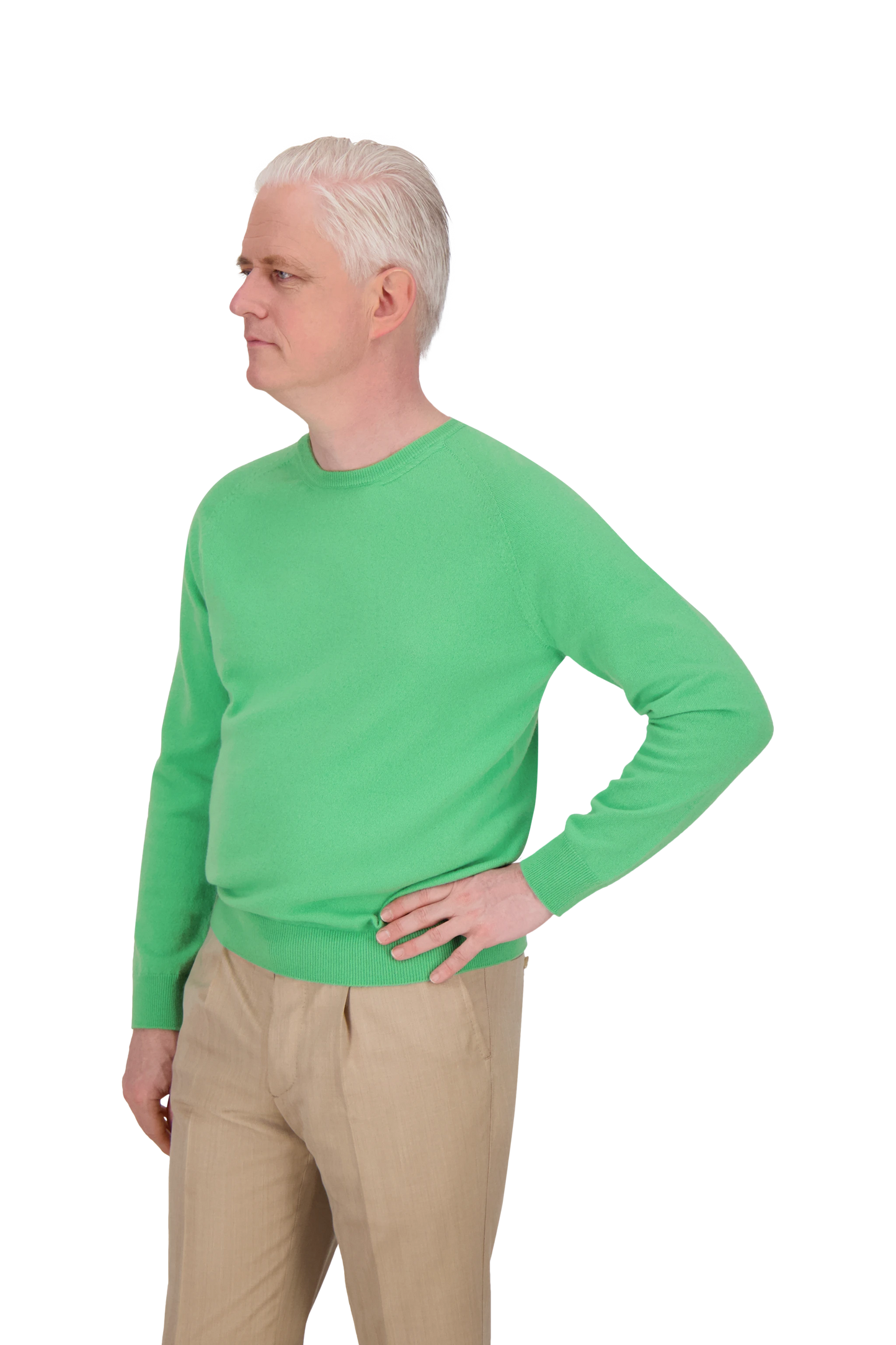 Knitwear Rockhampton acqua Raglan Crew neck Cashmere