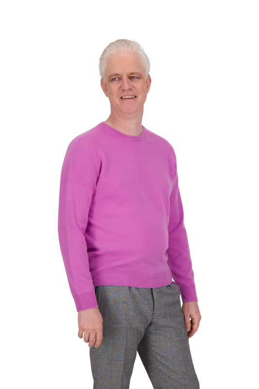 Knitwear Auckland lilac Raglan Crew neck Cashmere