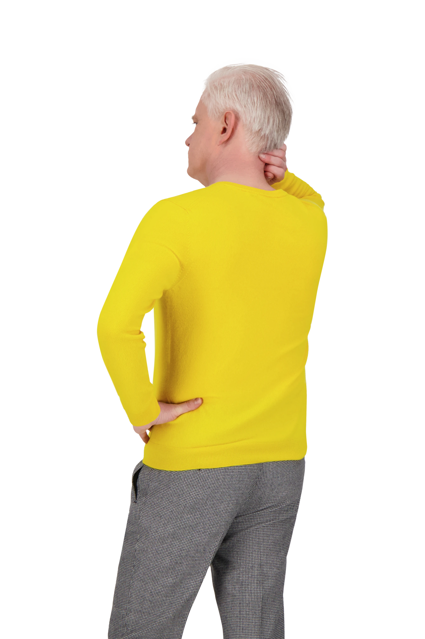 Knitwear Arles yellow V-Neck Cashmere