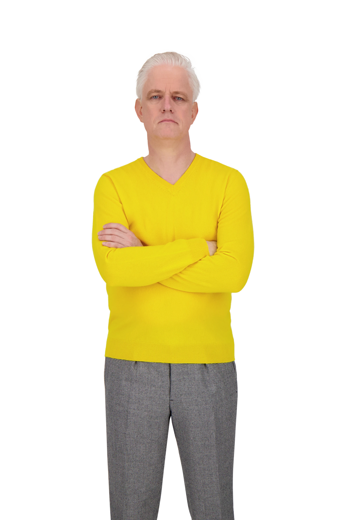 Knitwear Arles yellow V-Neck Cashmere