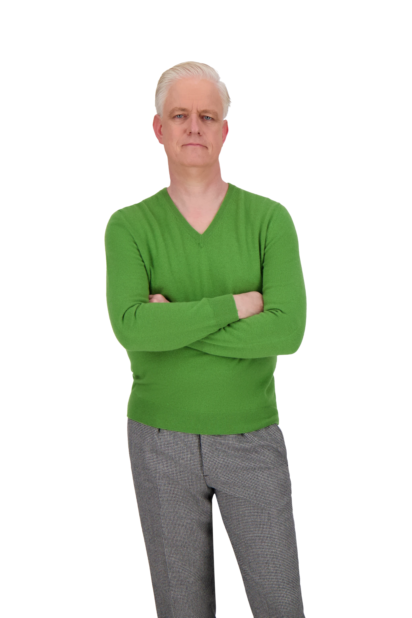 Knitwear San Diego kiwi V-Neck Cashmere