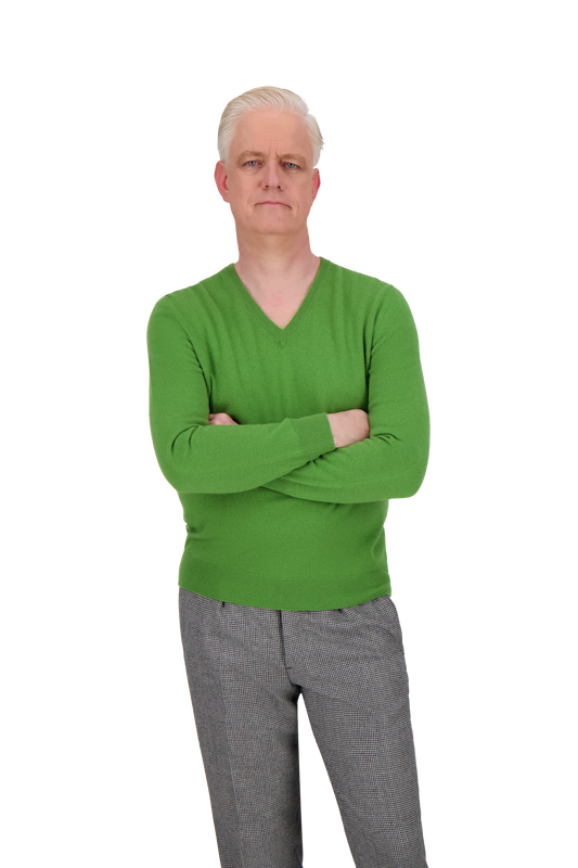 Knitwear San Diego kiwi V-Neck Cashmere