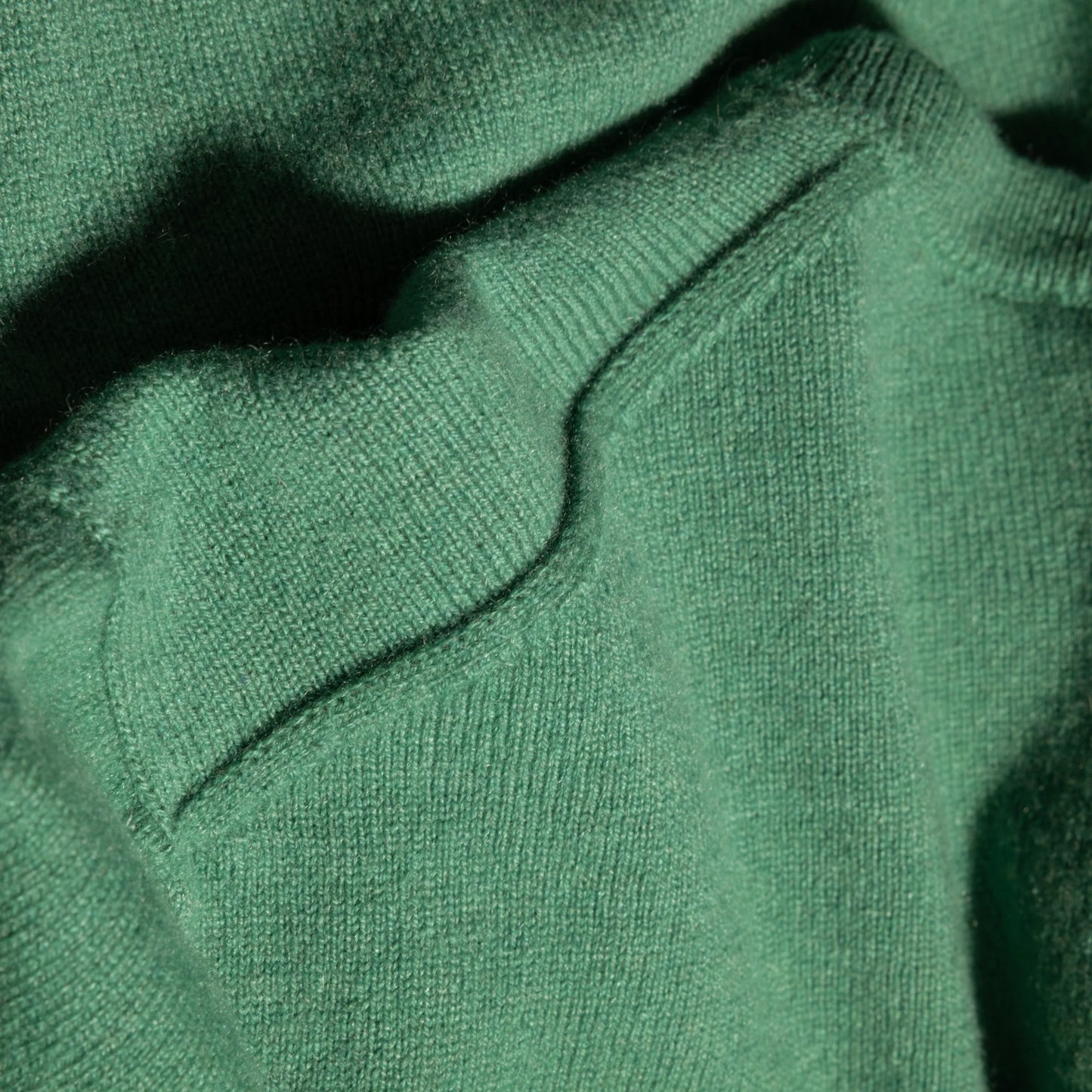 Knitwear Porto Cervo smeraldo green V-Neck Cashmere