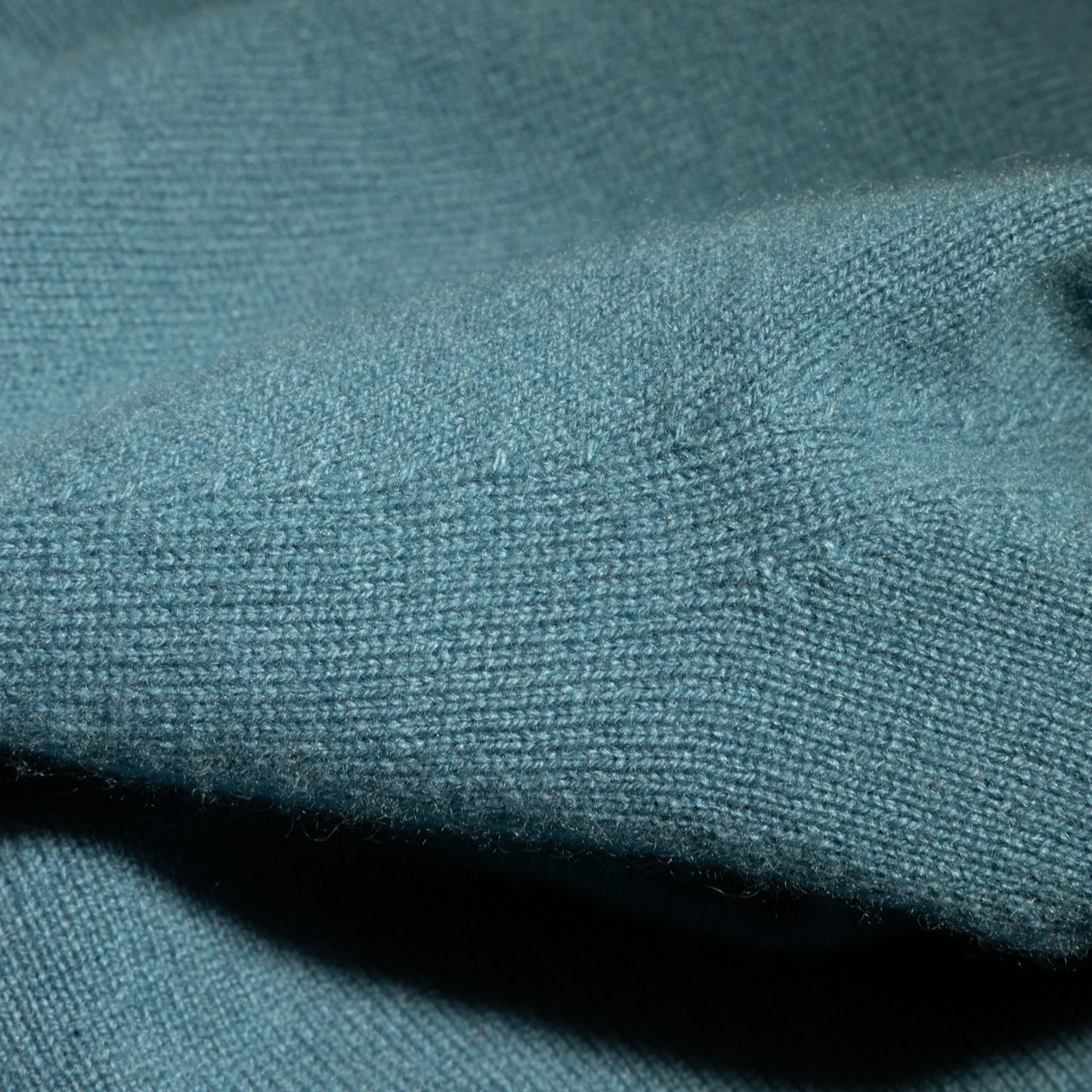 Knitwear Gladstone teal V-Neck Cashmere