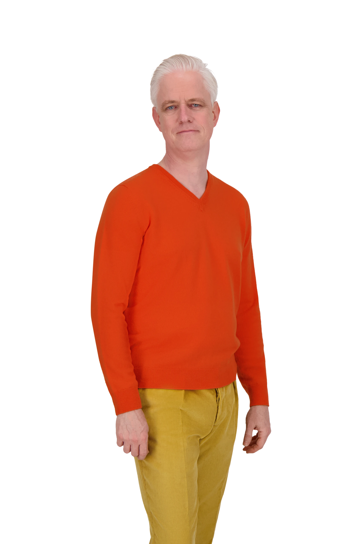 Knitwear Bielefeld poppy V-Neck Cashmere