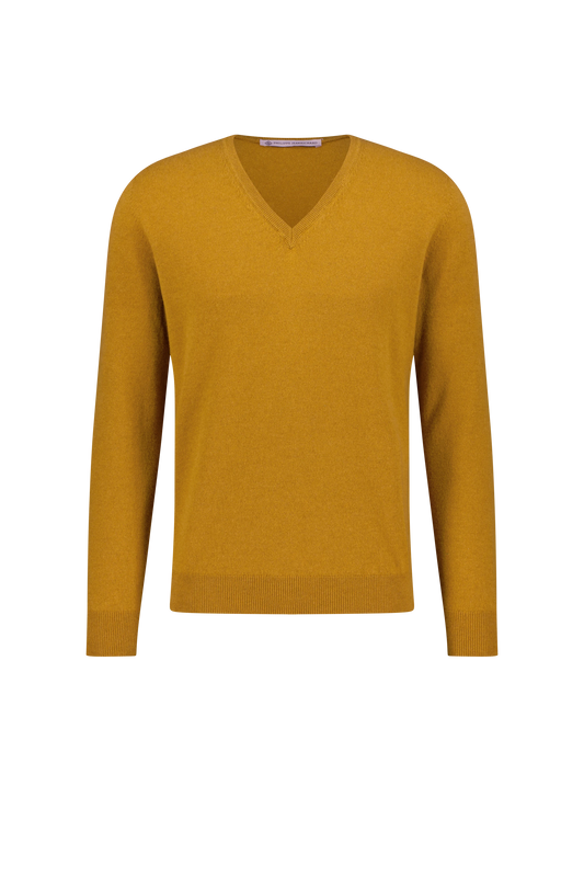 Knitwear New Orleans gold V-Neck Cashmere