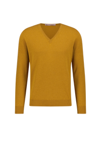 Knitwear New Orleans gold V-Neck Cashmere