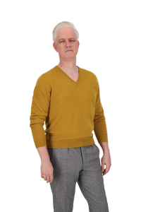 Knitwear New Orleans gold V-Neck Cashmere