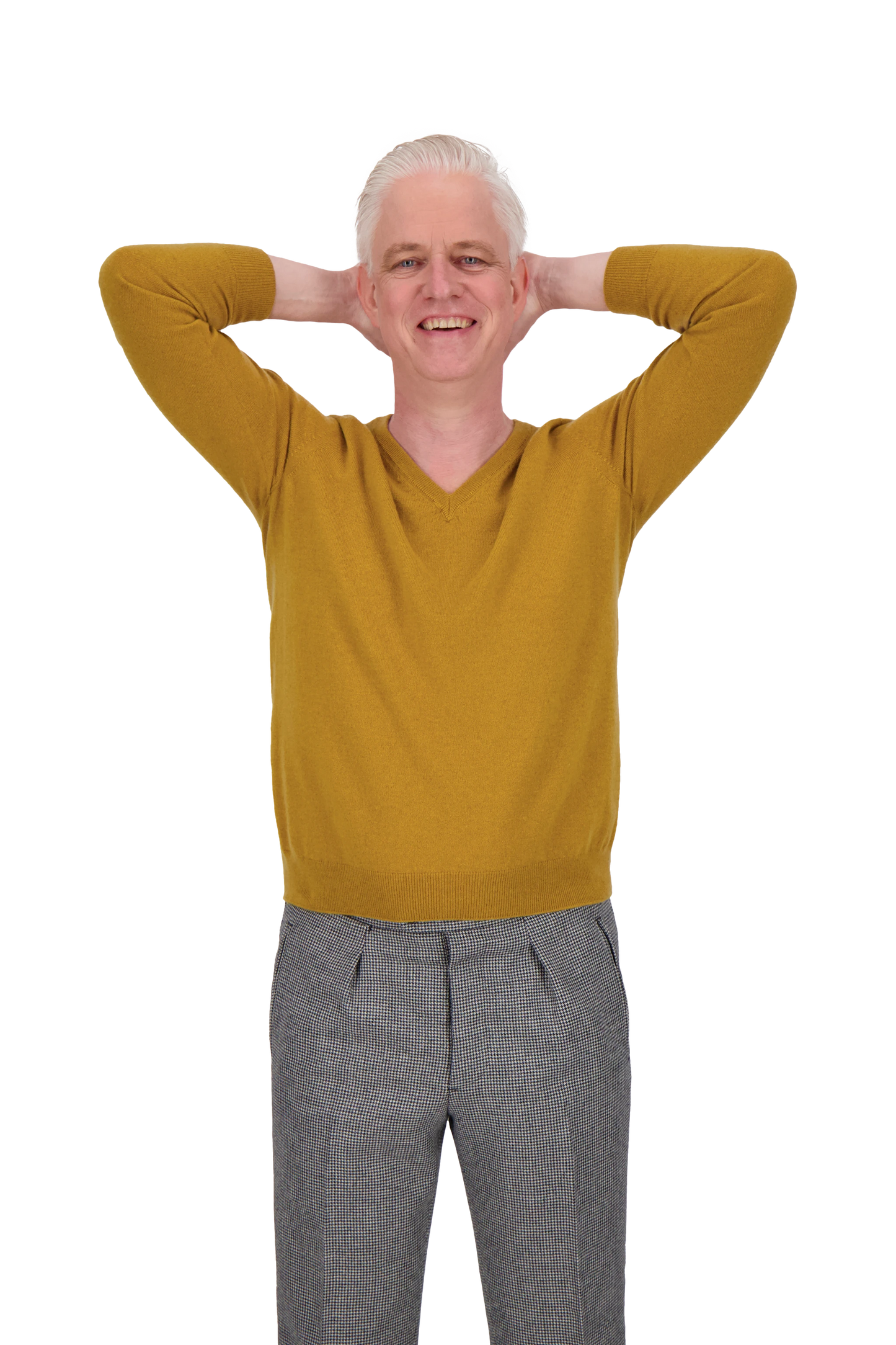 Knitwear New Orleans gold V-Neck Cashmere