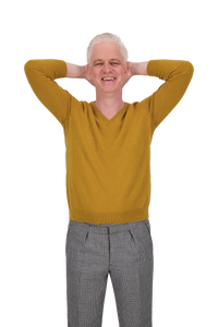 Knitwear New Orleans gold V-Neck Cashmere