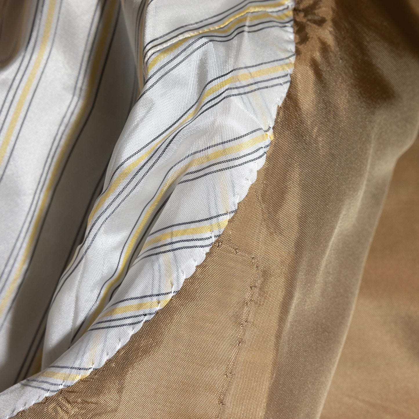 Jacket Le Havre beige and ice blue French linen check