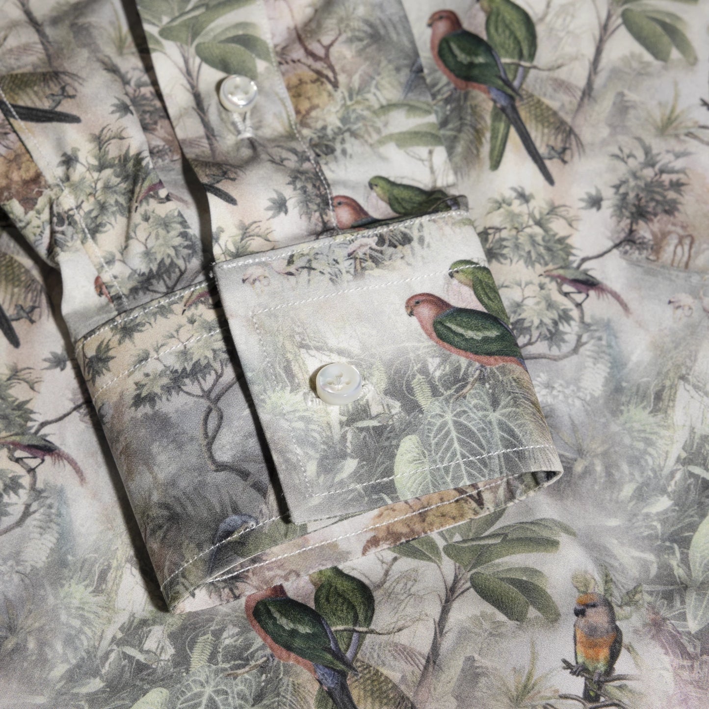 Shirt Paris Swiss Cotton bird print