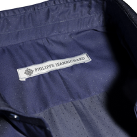 Shirt Delhi navy Swiss Cotton Chambray