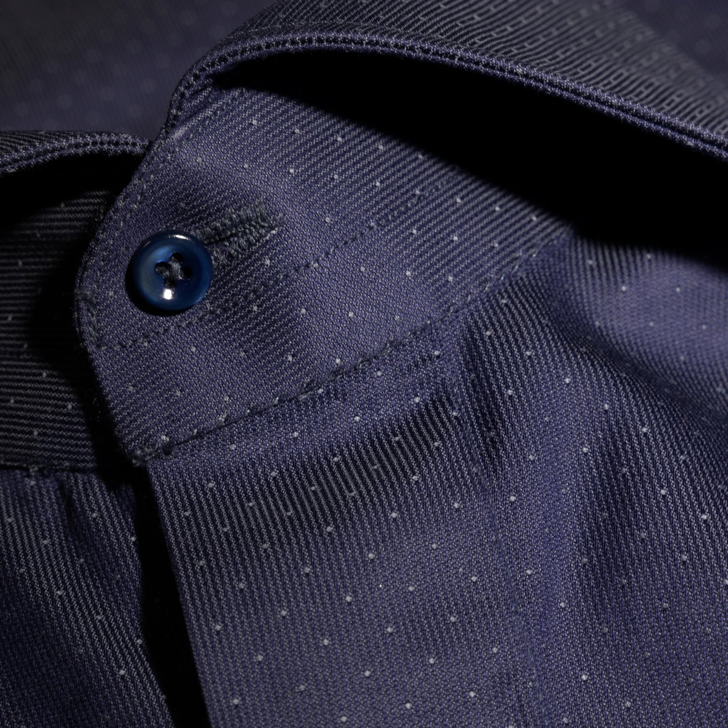 Shirt Delhi navy Swiss Cotton Chambray