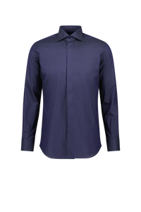 Shirt Delhi navy Swiss Cotton Chambray