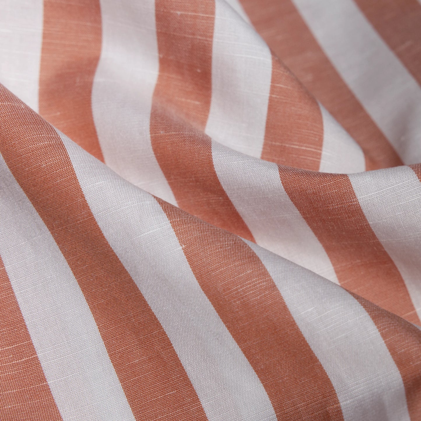Shirt Tianjin red Swiss Cotton and Linen stripe