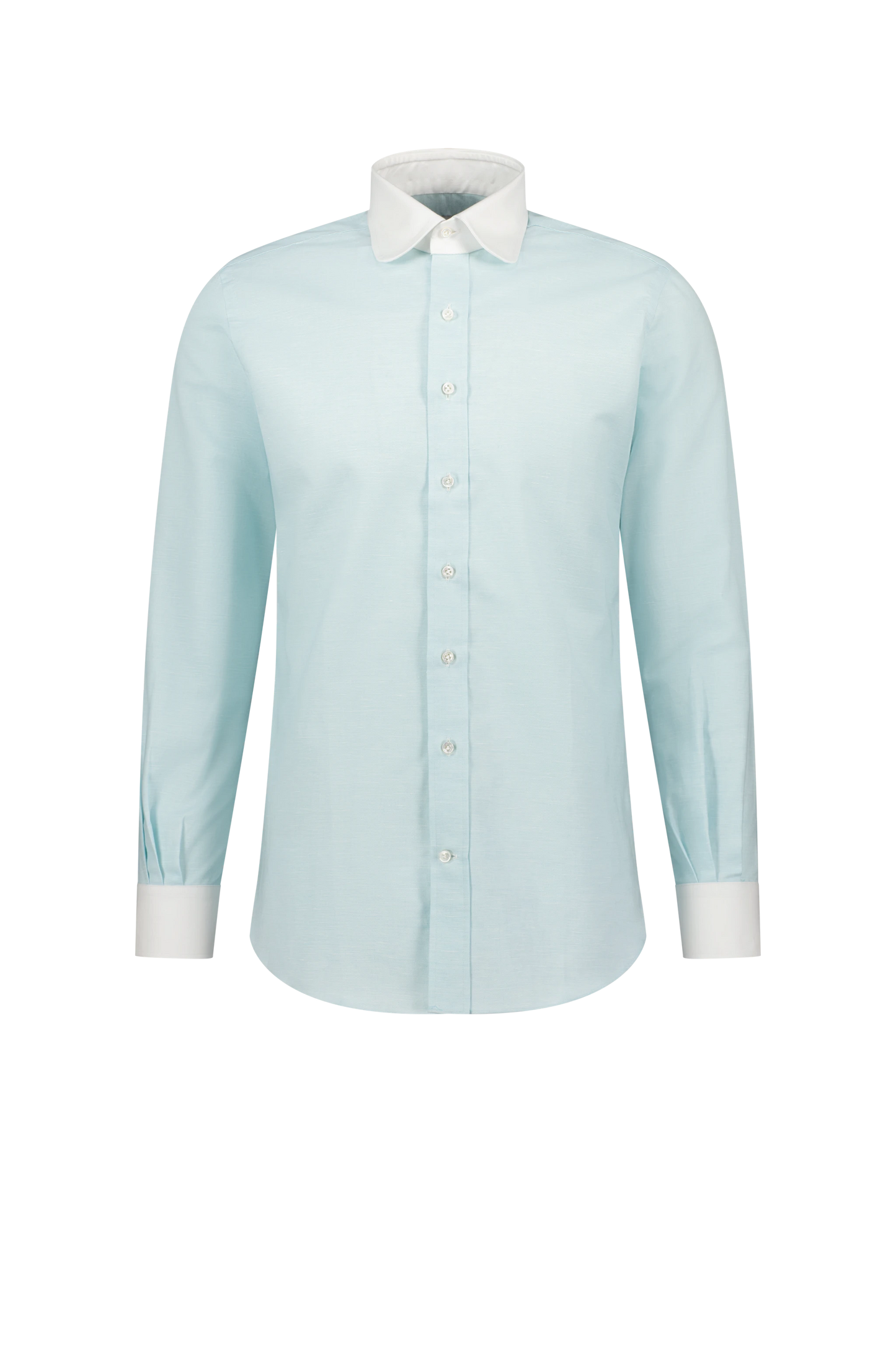 Shirt Baltimore Winchester green Swiss Cotton and Linen Flannel