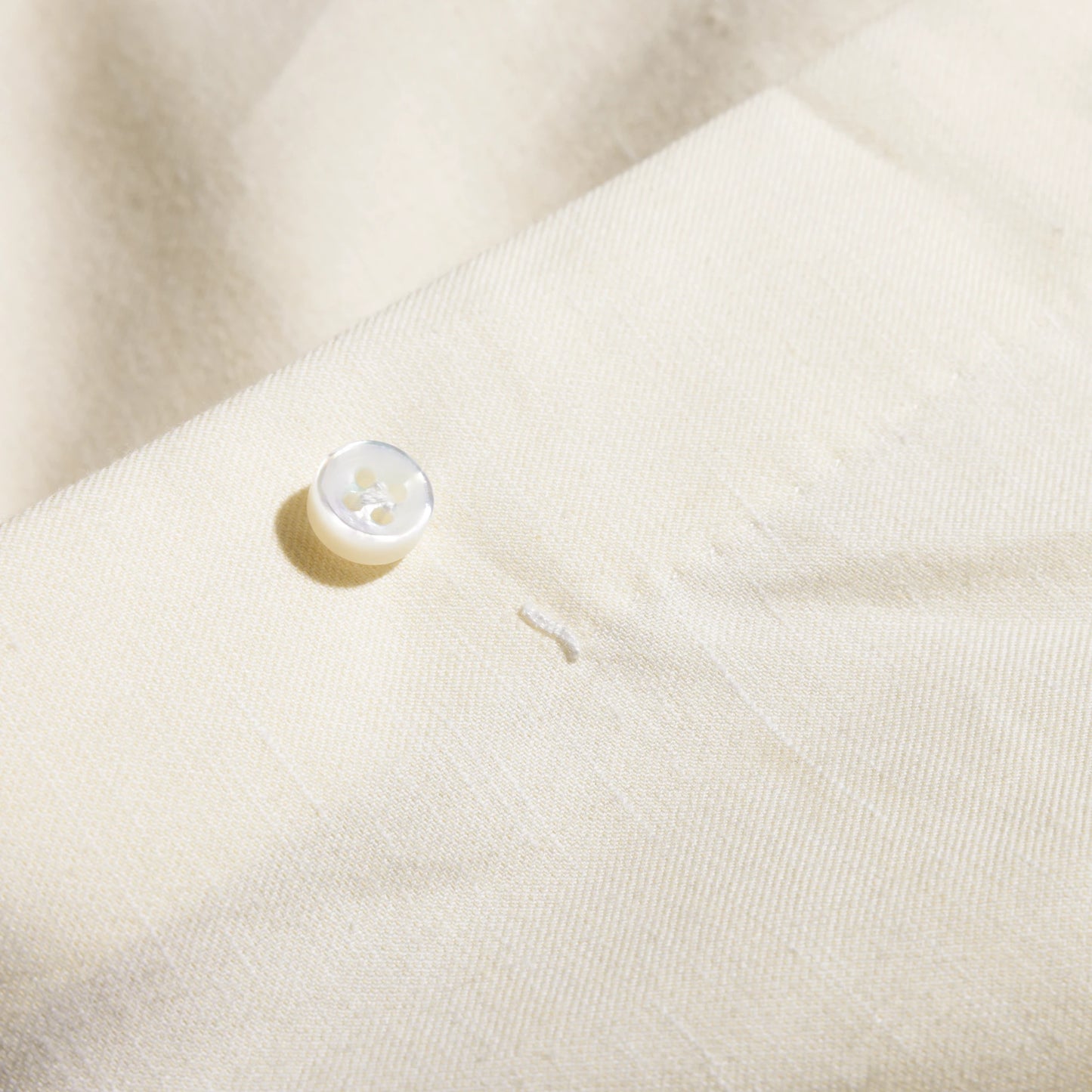 Shirt Tel Aviv yellow Swiss Cotton and Linen Flannel