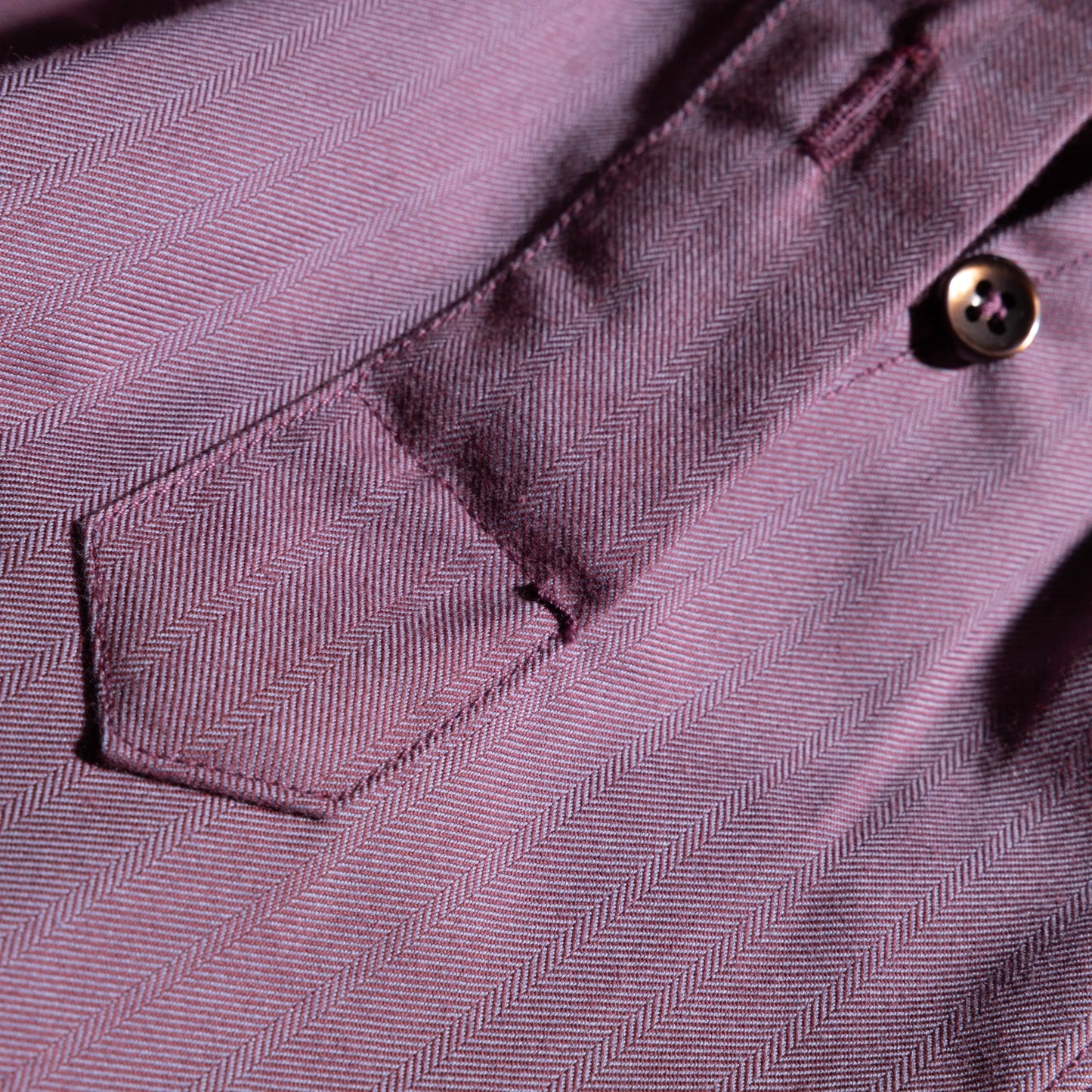 Shirt Indianapolis lilac Swiss Cotton Flanell herringbone