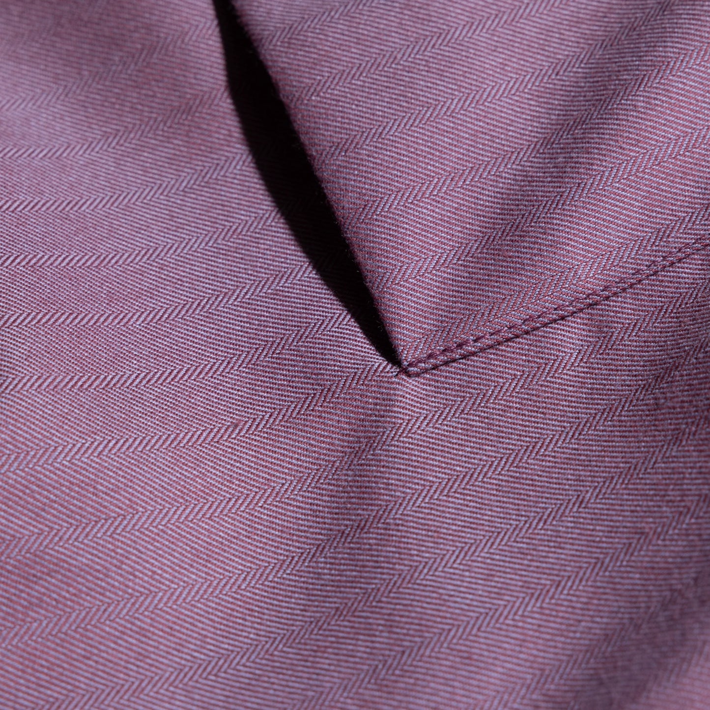 Shirt Indianapolis lilac Swiss Cotton Flanell herringbone