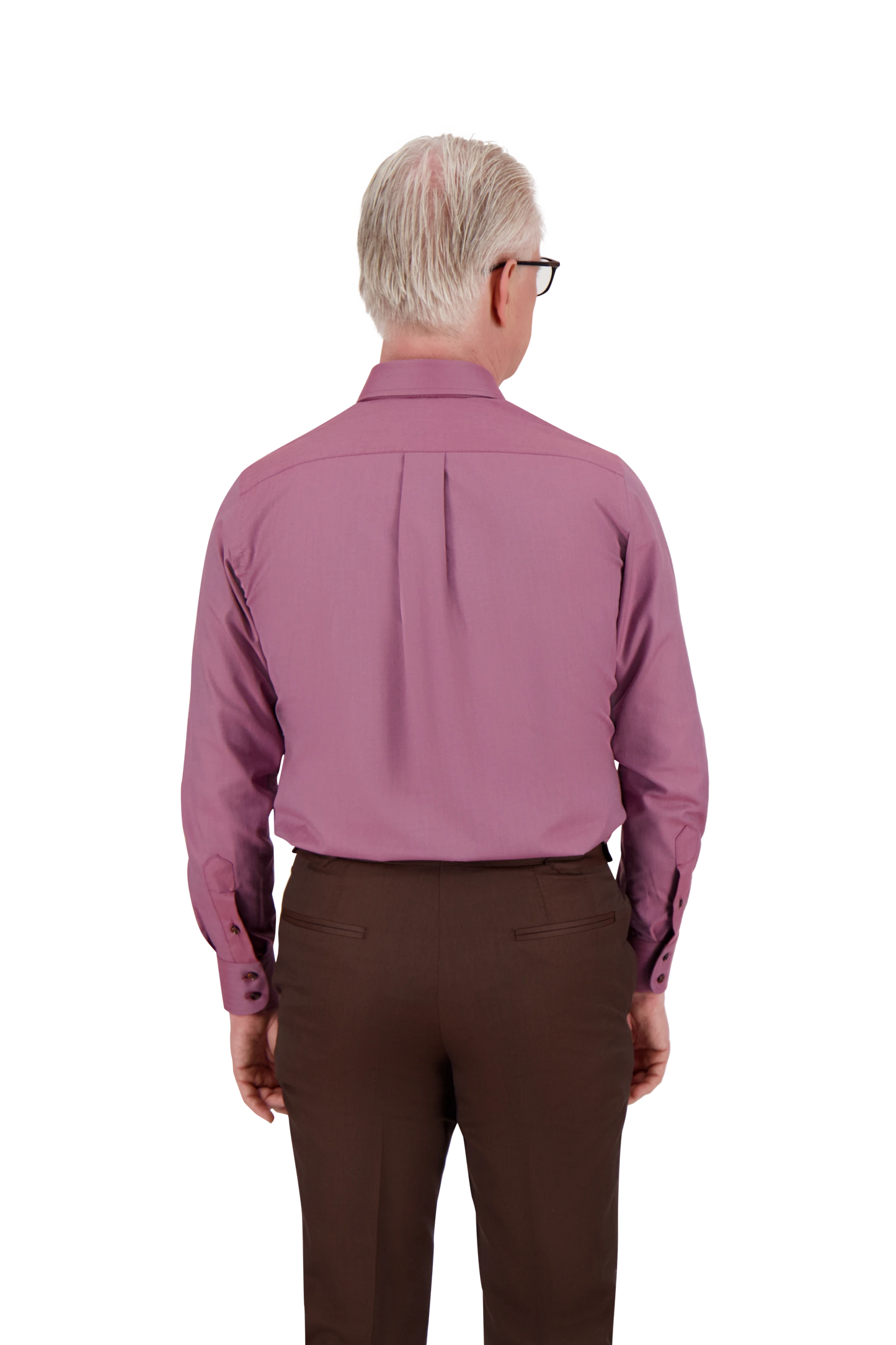 Shirt Indianapolis lilac Swiss Cotton Flanell herringbone