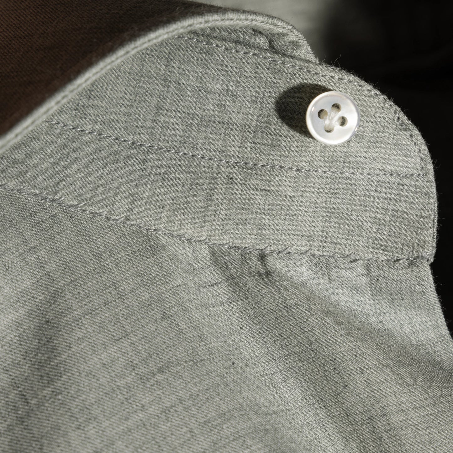 Shirt Geneva green Swiss Cotton and Cashmere