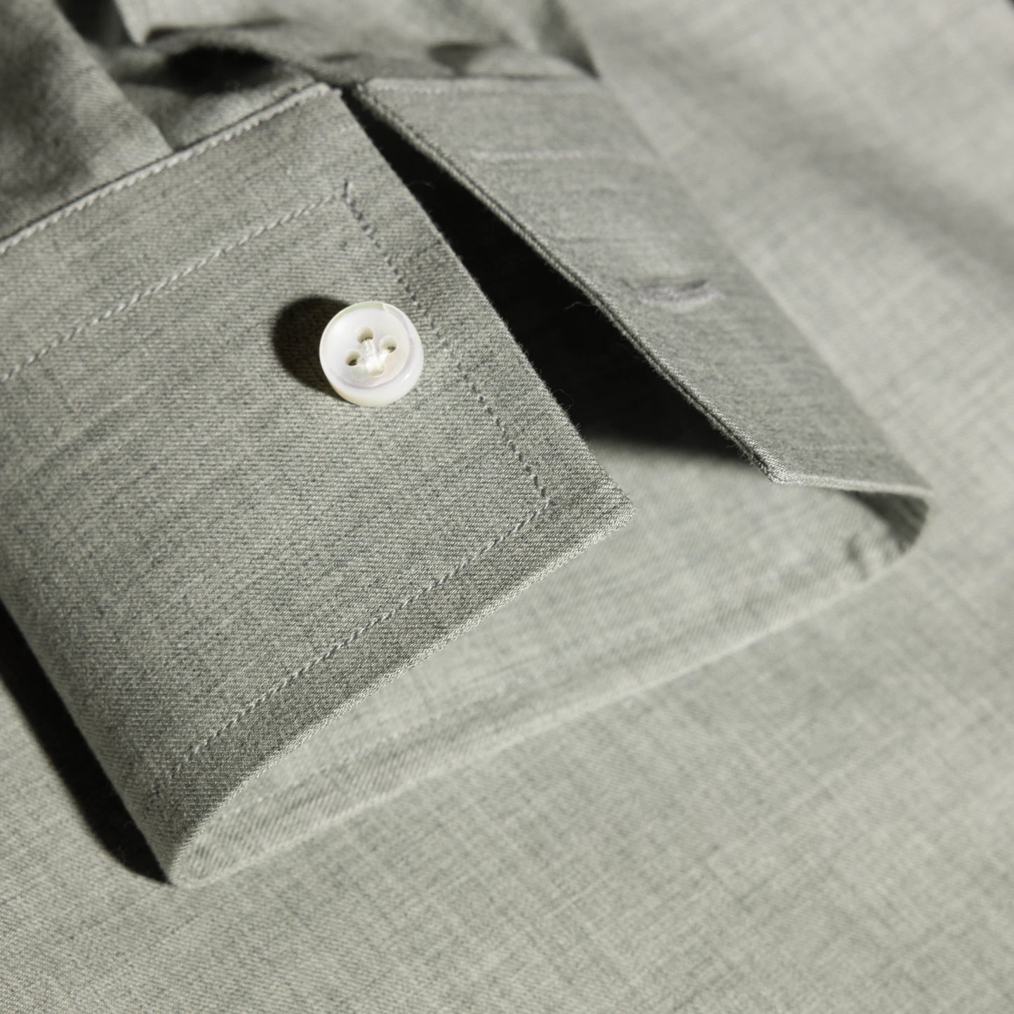 Shirt Geneva green Swiss Cotton and Cashmere