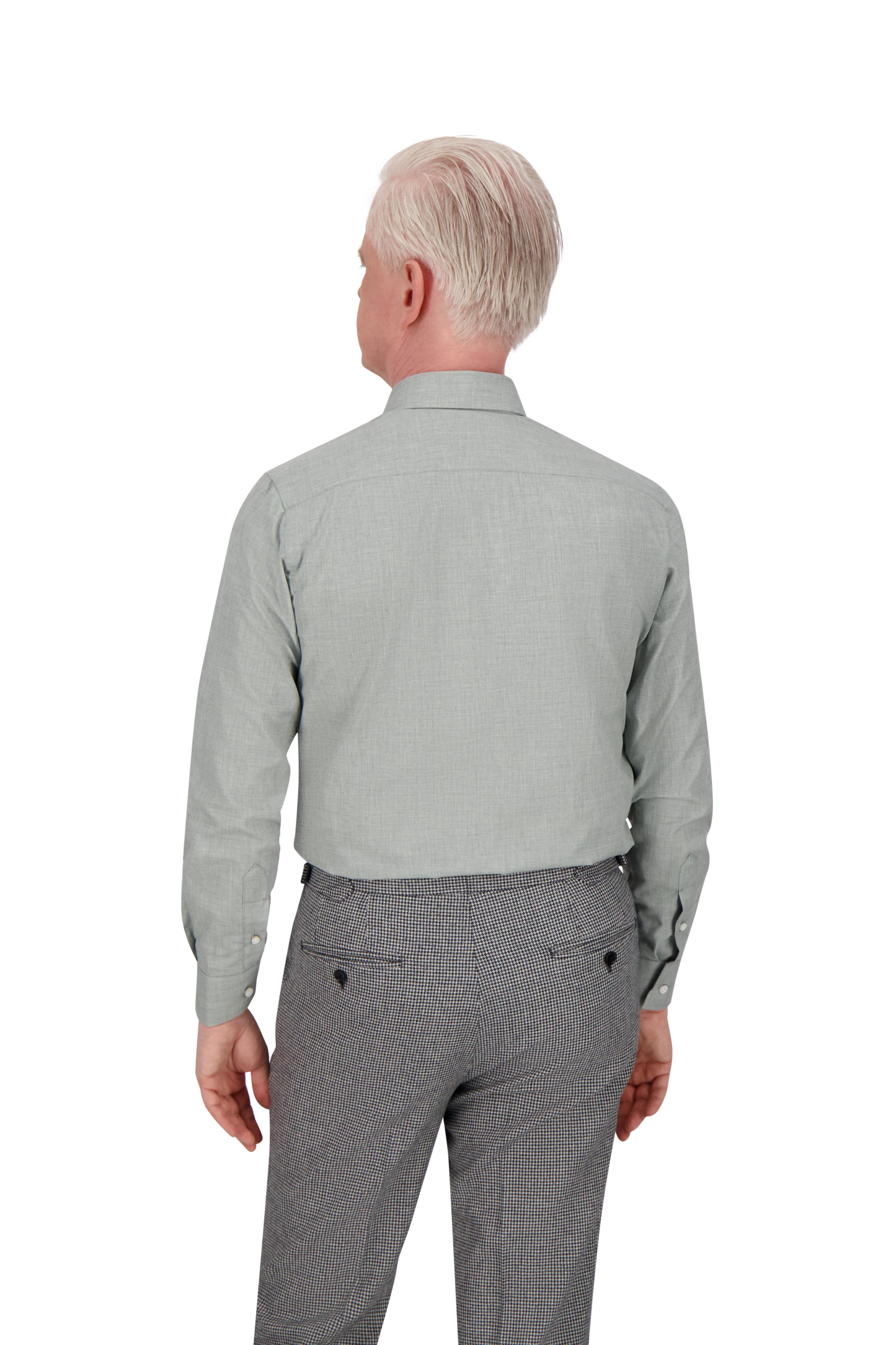 Shirt Geneva green Swiss Cotton and Cashmere