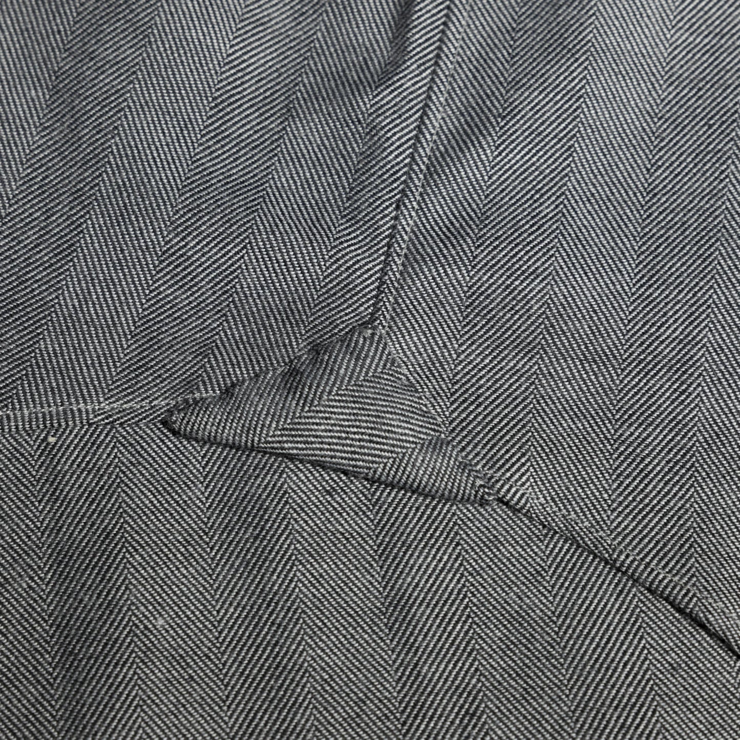 Shirt Dubai grey Swiss Cotton and Cashmere herringbone