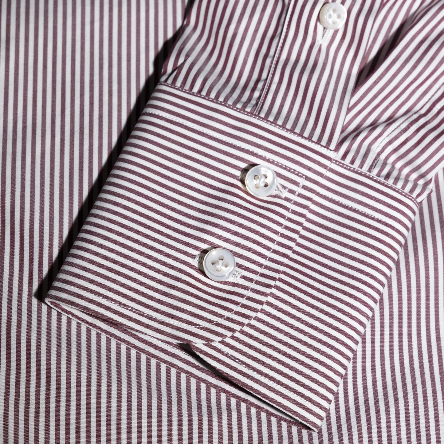 Shirt Raleigh red 170/2 Swiss Cotton stripes