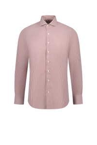 Shirt Raleigh red 170/2 Swiss Cotton stripes