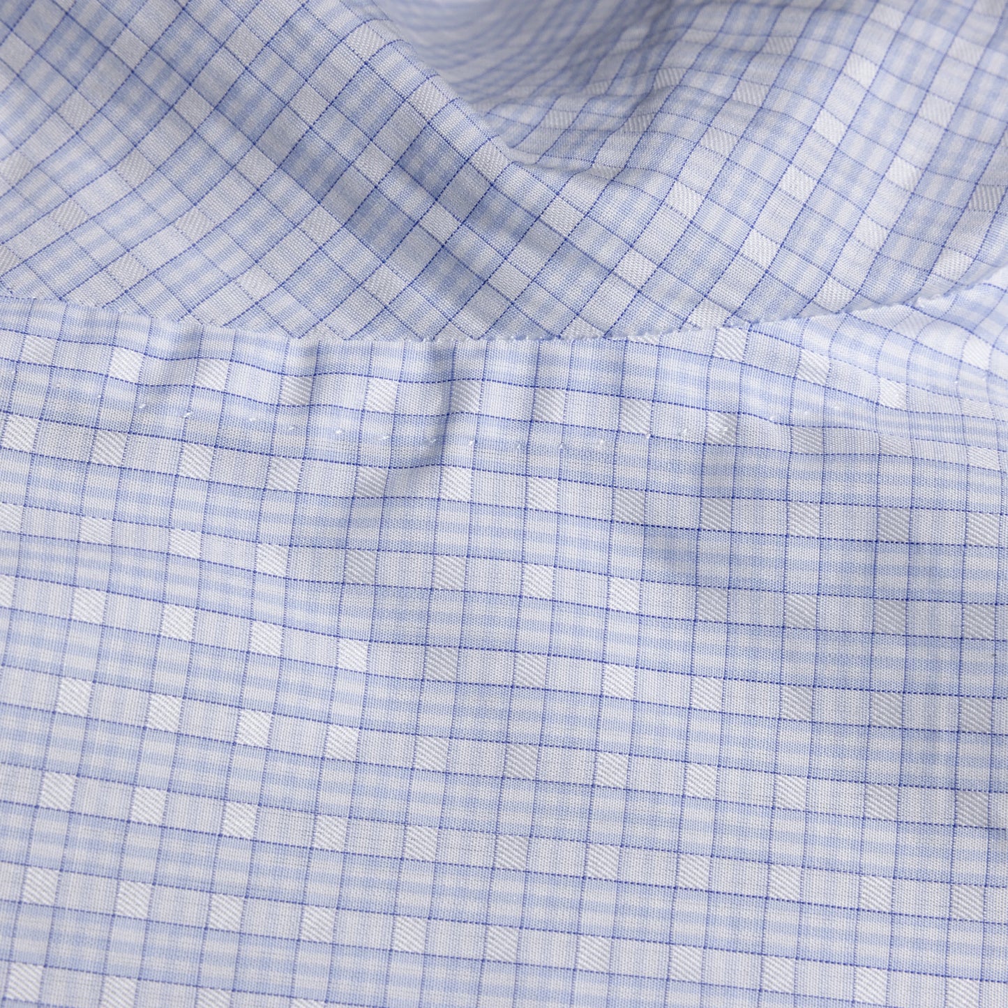 Shirt Harbin light blue 170/2 Swiss Cotton dobby