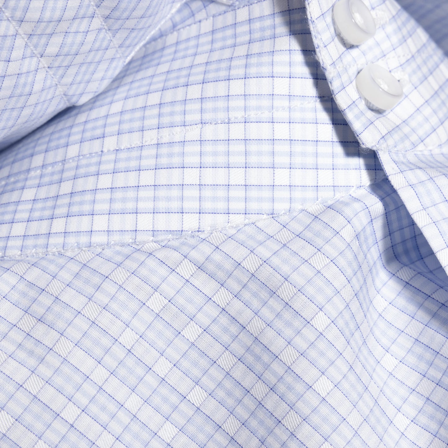 Shirt Harbin light blue 170/2 Swiss Cotton dobby