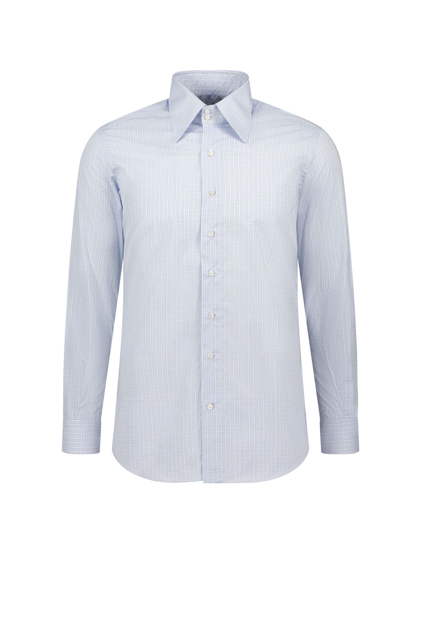 Shirt Harbin light blue 170/2 Swiss Cotton dobby