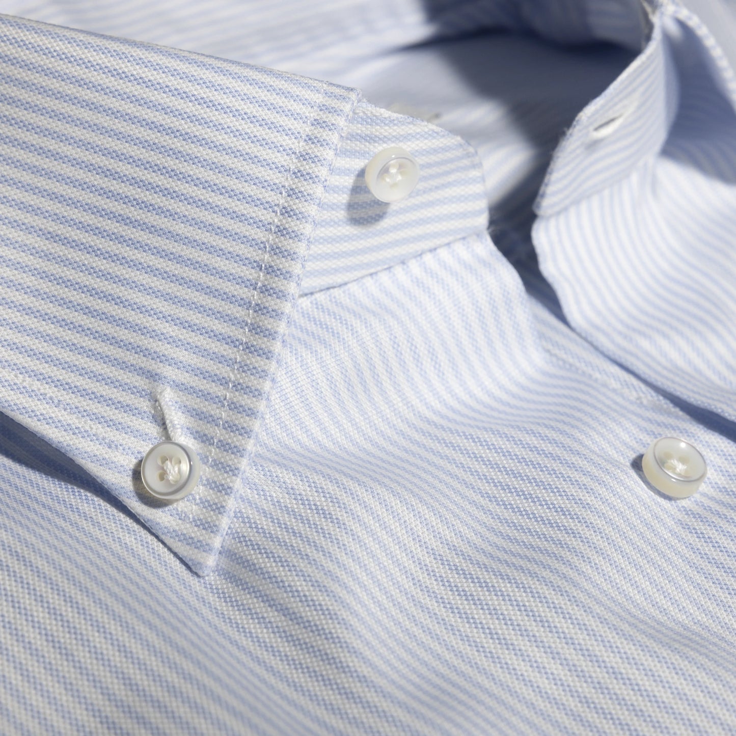 Shirt Shenyang blue 170/2 Swiss Cotton Oxford stripes