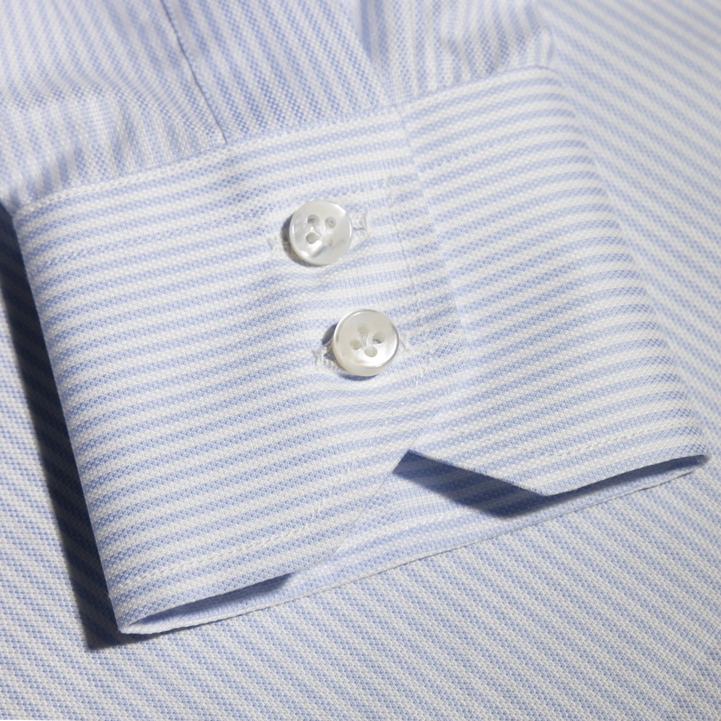 Shirt Shenyang blue 170/2 Swiss Cotton Oxford stripes