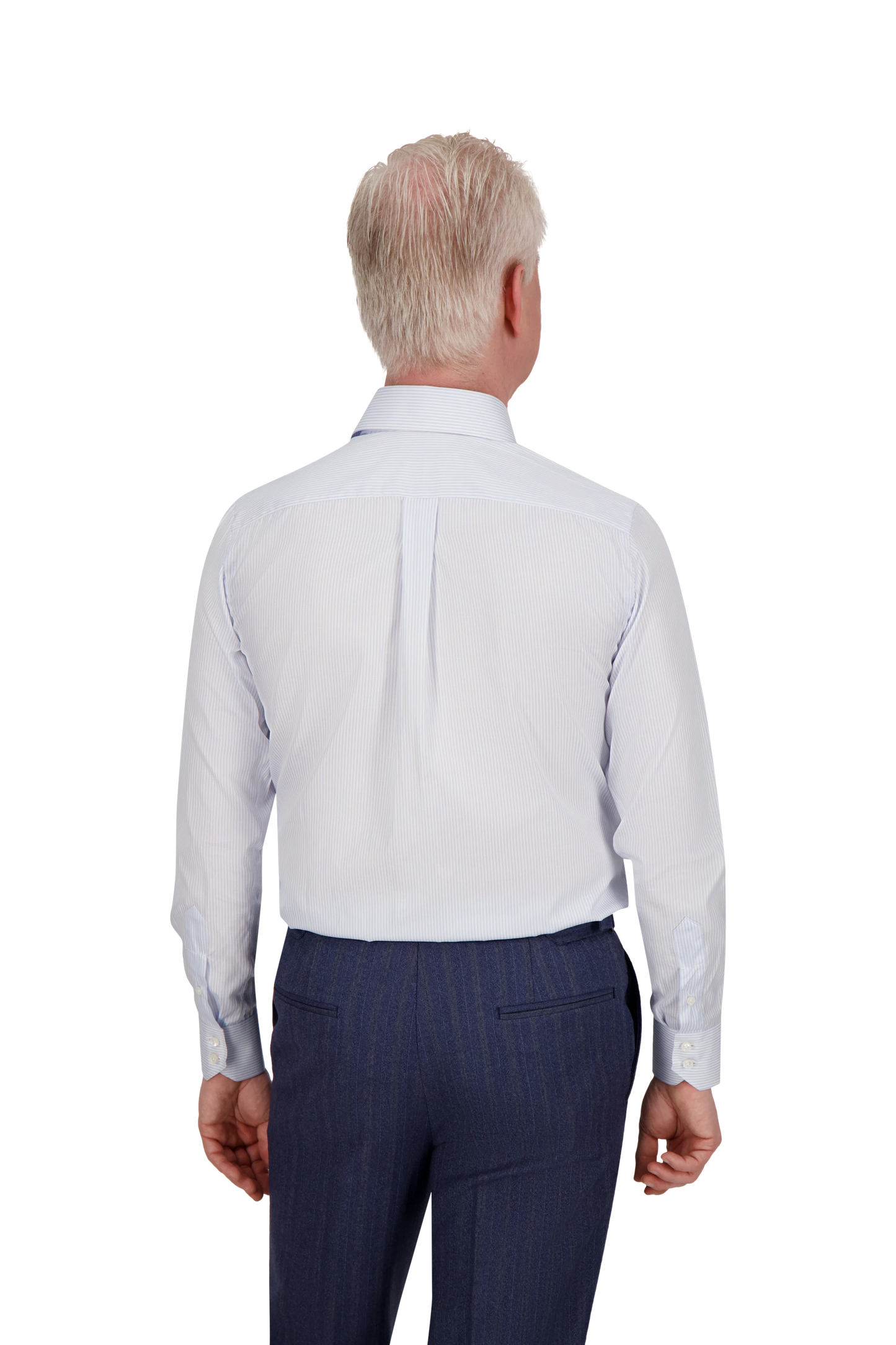 Shirt Shenyang blue 170/2 Swiss Cotton Oxford stripes